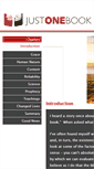 Mobile Screenshot of just1book.com